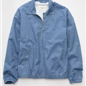 AE Chambry Denim Coat NWT